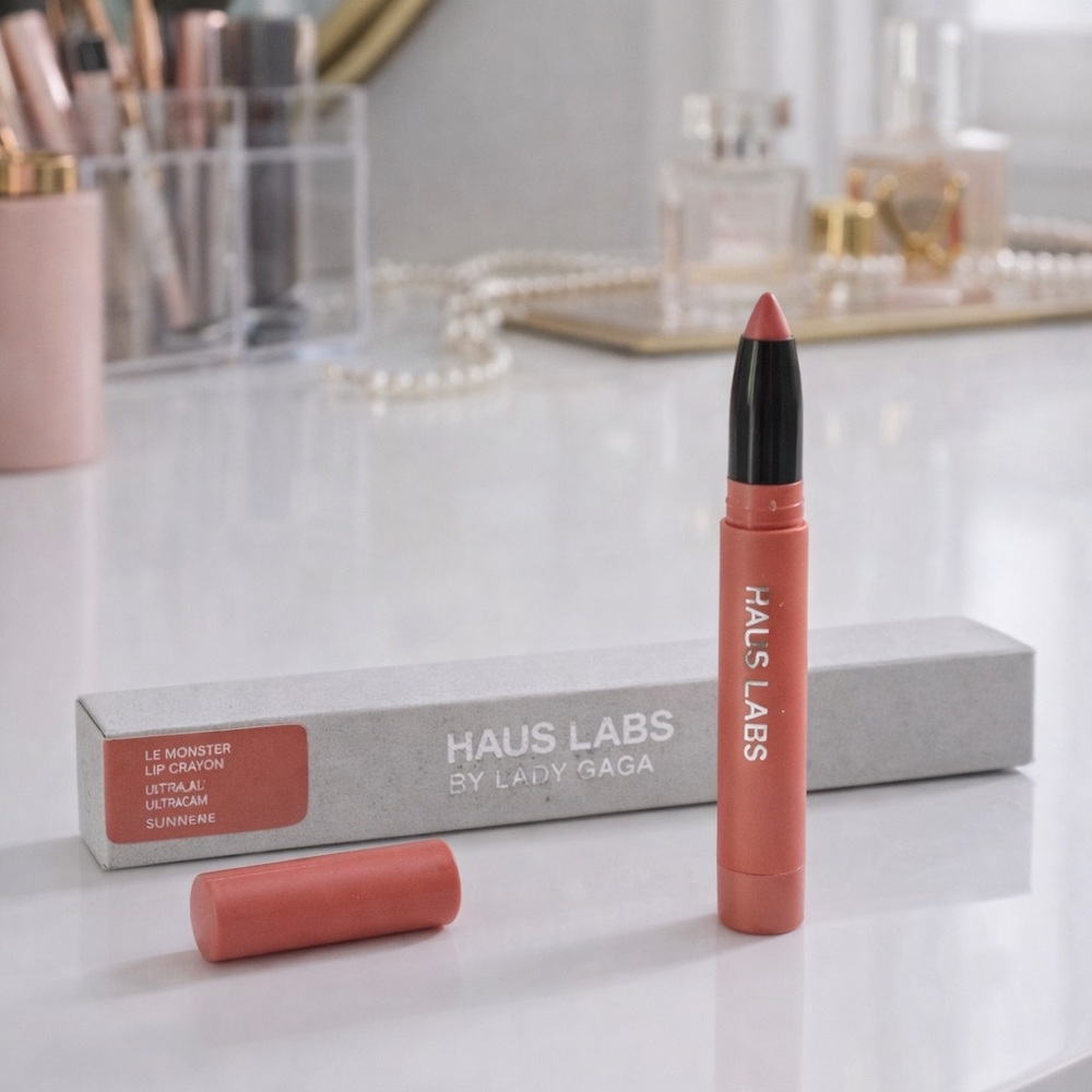 Haus Labs By Lady Gaga Le Monster Lip Crayon - Peach Matte NIB